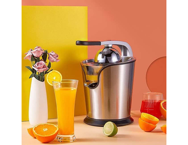 Spremiagrumi Elettrico JE-651E Professionale 350W Estrazione a Leva Casa Bar...