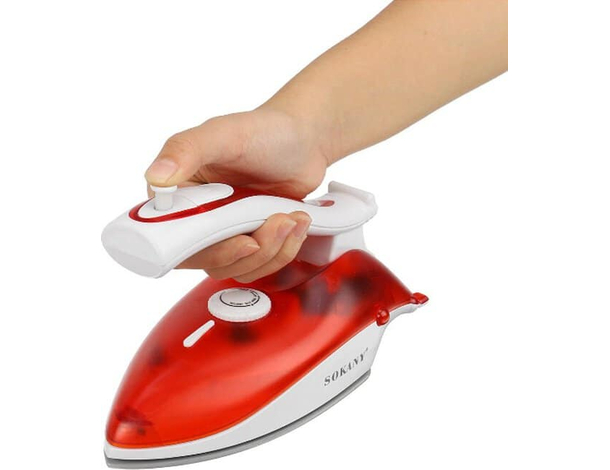 Mini Ferro da Stiro a Vapore Portatile da Viaggio 1000W Regolabile Elettrico...