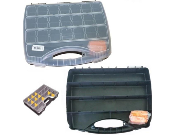 Cassetta Porta Minuteria Valigetta Ferramenta Contenitore Attrezzi 38x31x6cm