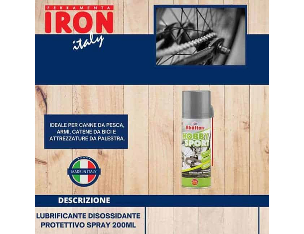 Spray Lubrificante Multiuso Multifunzione Disossidante 200ml Bici Armi 3
