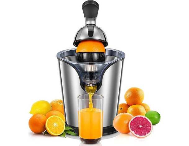 Spremiagrumi Elettrico JE-651E Professionale 350W Estrazione a Leva Casa Bar...