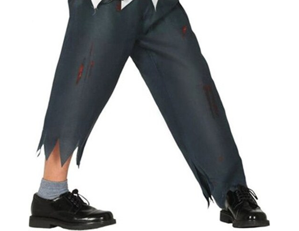 Costume Carnevale poliziotto zombie travestimento bambino bambina 5-12 anni...