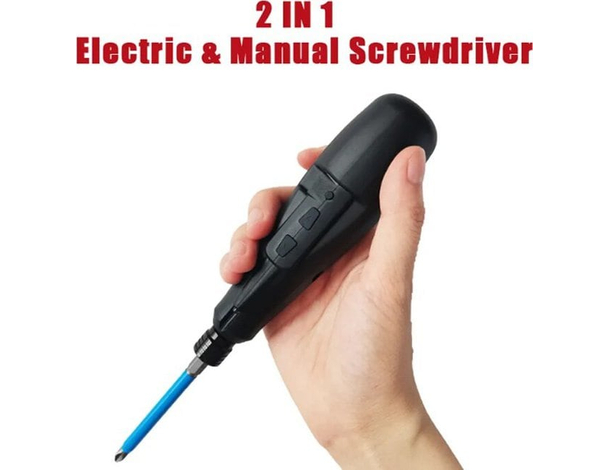 Cacciavite Avvitatore Elettrico Ricaricabile USB Senza Fili 3.6V con 10 Punte...