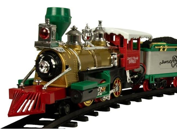 Trenino Natalizio Sotto Albero Treno Elettrico Luci Suoni Locomotiva Natale...