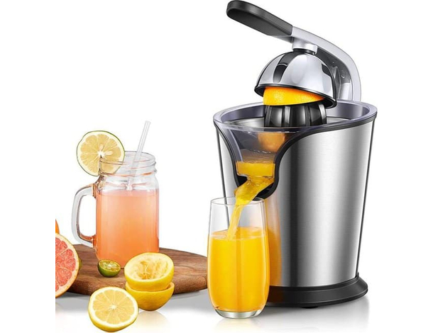 Spremiagrumi Elettrico JE-651E Professionale 350W Estrazione a Leva Casa Bar...