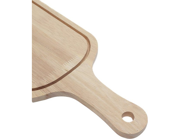 Tagliere in Legno Squadrato con Manico 3 Dimensioni per Salumi Carne...