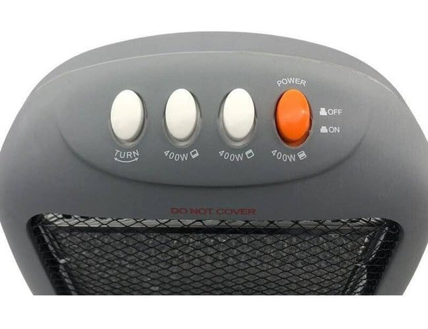 Stufa al Quarzo Elettrica 3 Elementi Riscaldante Oscillante 1200W Regolabile... Stufa al Quarzo Elettrica 3 Elementi Riscaldante Oscillante 1200W Regolabile...