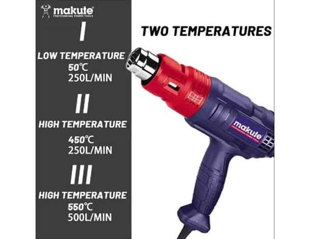 Pistola Termica Soffiatore Aria Calda 1800w Sverniciatore Rimozione Pittura...