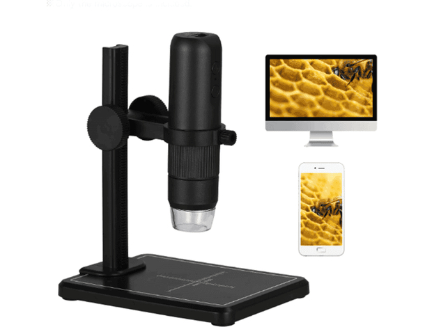 Microscopio Digitale Wi-Fi USB Q-XW05 1080P Risoluzione HD 50x-1000x Portatile