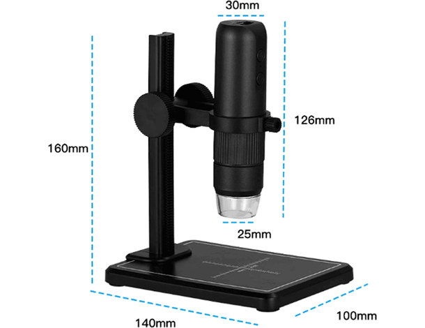 Microscopio Digitale Wi-Fi USB Q-XW05 1080P Risoluzione HD 50x-1000x...