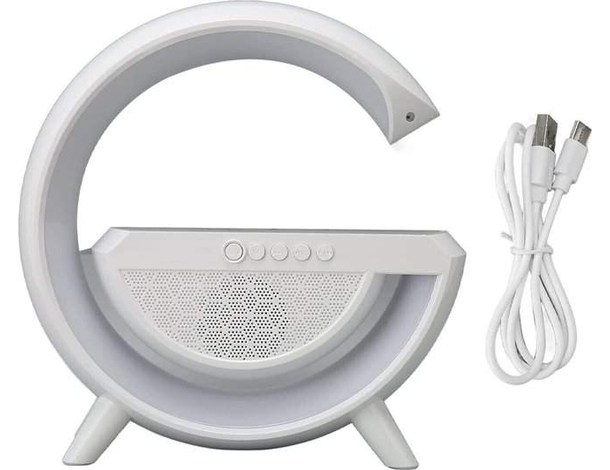 Lampada LED RGB con Ricarica Wireless Bluetooth Speaker Ricaricabile Radio FM...