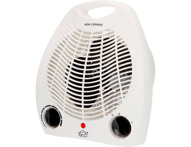 Caldobagno Termoventilatore Stufa Elettrico 1000W/2000W Scaldino Portatile