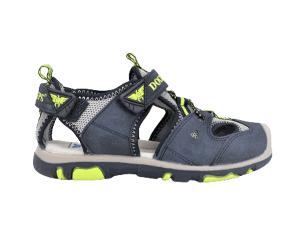 Scarpe da bambino estive sportive sandali per bimbo kids in pelle a strappo...