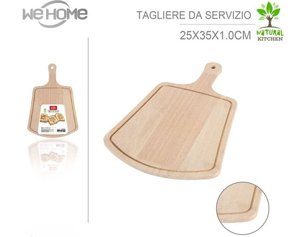 Tagliere in Legno con Manico da Cucina per Salumi Carne Formaggio Varie...