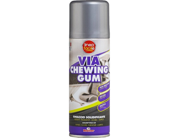 Spray Rimuovi Chewing Gum Gomme da Masticare Distaccante Tessuti 200ml Casa