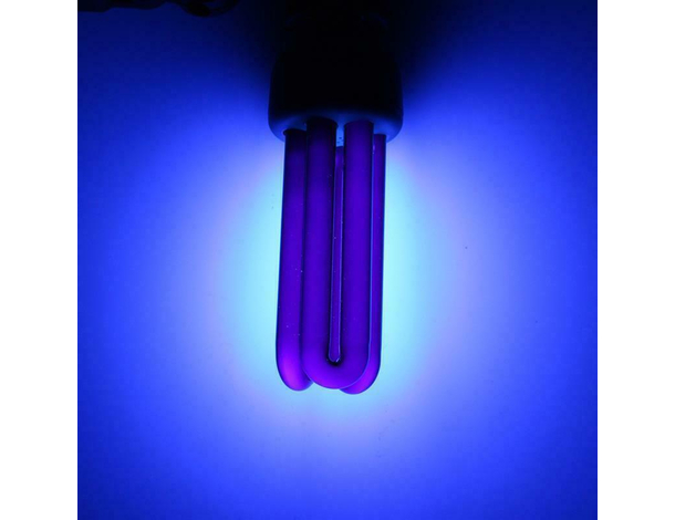 2x Lampadina Raggi UV 26 Watt E27 3U Effetto Fluorescente Discoteca Festa...
