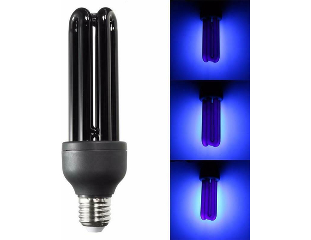 2x Lampadina Raggi UV 26 Watt E27 3U Effetto Fluorescente Discoteca Festa...