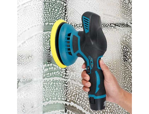 Lucidatrice Rotorbitale Doppia Batteria 12V Più Velocità Levigatrice per Auto...