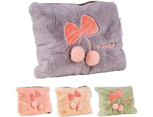 Borsa Acqua Calda Elettrica Ricaricabile Tasca Scalda Mani Piedi Pancia Pupazzo