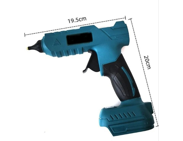 Pistola Incollatrice Colla a Caldo Due Batterie Litio 48V Kit Termocollante...