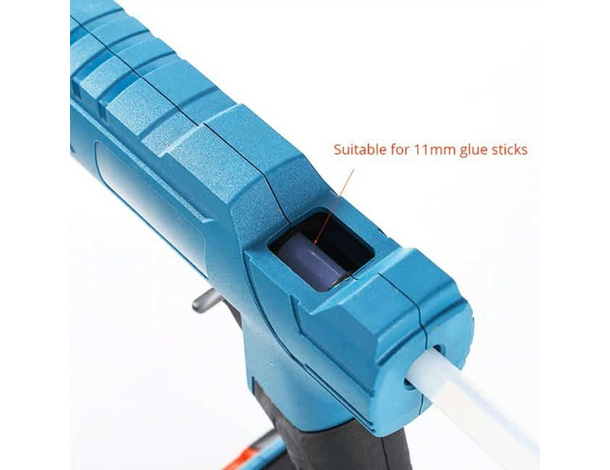 Pistola Incollatrice Colla a Caldo Due Batterie Litio 48V Kit Termocollante...