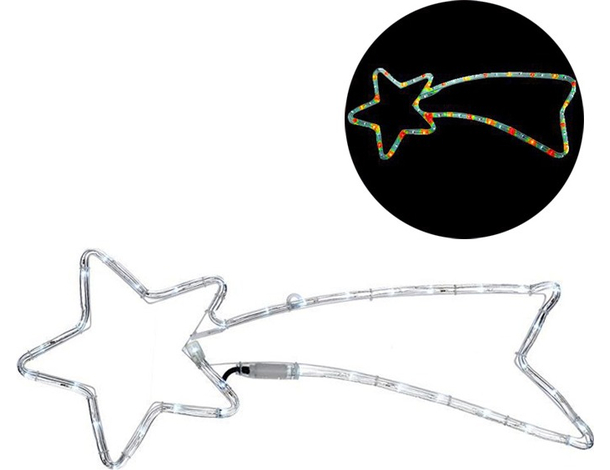 Stella Cadente di Natale Cometa Luce RGB LED Grande Esterno Addobbi Natalizi