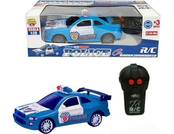 Macchina Telecomandata per Bambini Polizia Giocattolo Auto Radiocomandata Car