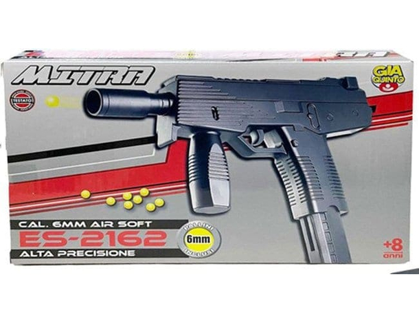 Mitra Spara Pallini 6mm Mitragliatrice Giocattolo in Plastica per Bambini...