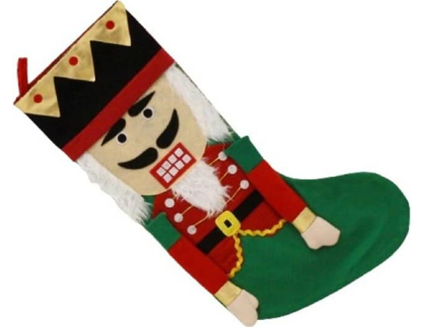 2x Calza Befana Natale Epifania Decorazione Porta Dolci Schiaccianoci 55 cm...