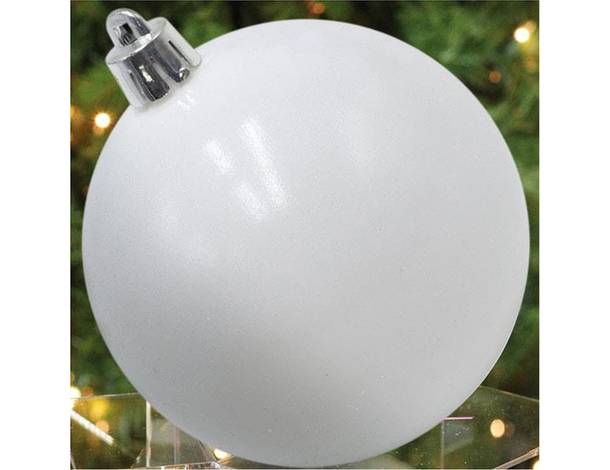 Pallina di Natale 20cm Bianco Palla Decorazione per Albero Addobbi Natalizi...