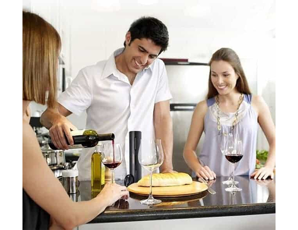 Apribottiglie Elettrico Cavatappi Batteria Senza Filo Automatico Vino Tavolo...