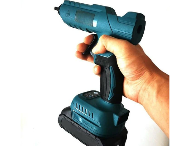 Pistola Incollatrice Colla a Caldo Due Batterie Litio 48V Kit Termocollante...