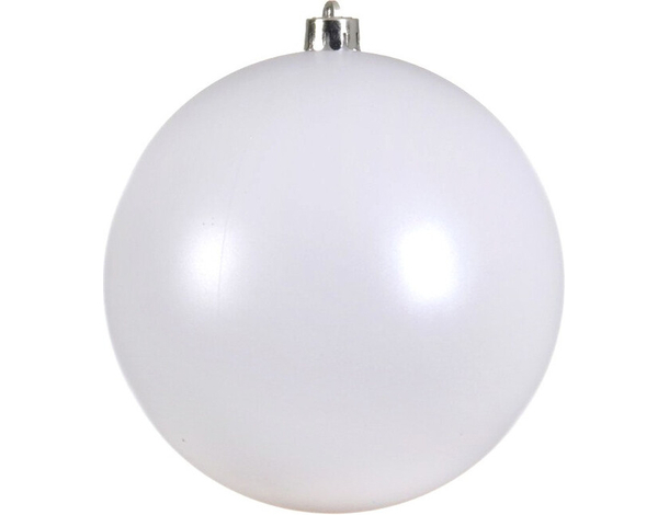 Pallina di Natale 20cm Bianco Palla Decorazione per Albero Addobbi Natalizi