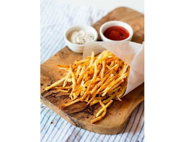 Cestello per Friggere Cesto Friggitrice Fritture Cucina in Acciaio Griglia...