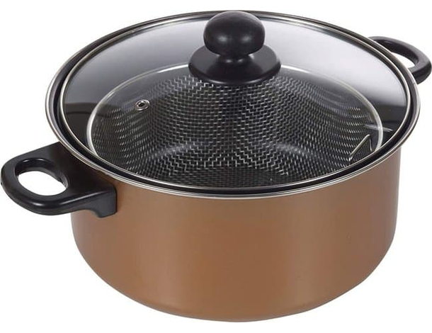 Cestello per Friggere Cesto Friggitrice Fritture Cucina in Acciaio Griglia...