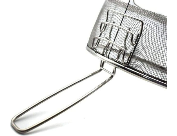 Cestello per Friggere Cesto Friggitrice Fritture Cucina in Acciaio Griglia...