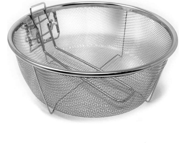 Cestello per Friggere Cesto Friggitrice Fritture Cucina in Acciaio Griglia...