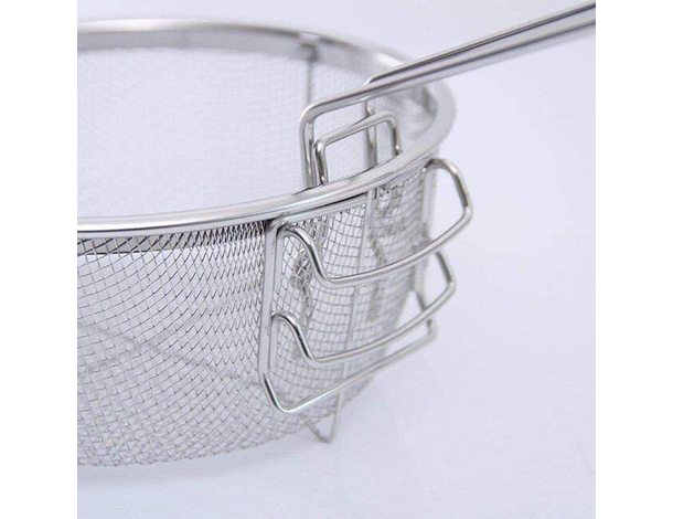 Cestello per Friggere Cesto Friggitrice Fritture Cucina in Acciaio Griglia...