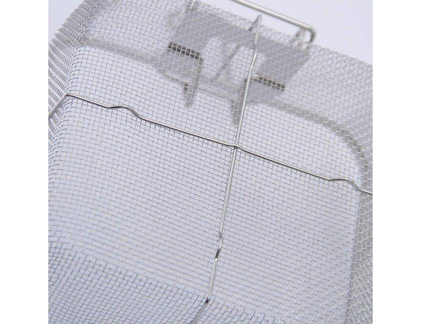 Cestello Quadrato Friggitrice Friggere Fritture Cucina in Acciaio Griglia...