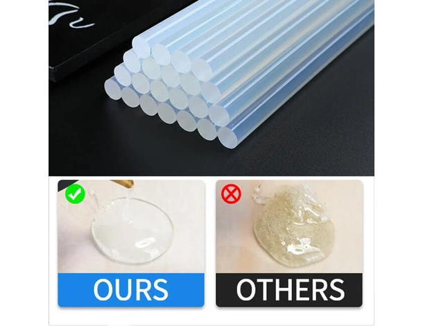 Pistola Incollatrice Colla a Caldo Due Batterie Litio 48V Kit Termocollante...