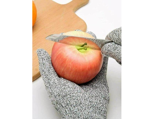 2x Guanti Anti Taglio Lavoro Antitaglio Lame Sicurezza Protezione Resistenti...