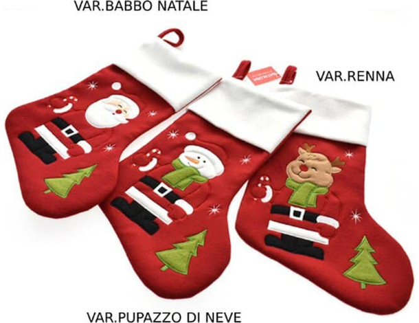 2x Calza Befana Vuota 46cm Natalizia Epifania Decorazione Natale da Appendere...