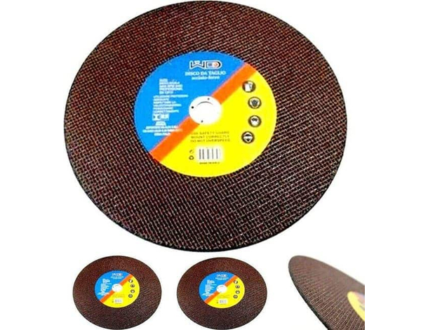 2x Disco per Troncatrice da Taglio per Metallo e Ferro Mola 350x 3x25.4 mm