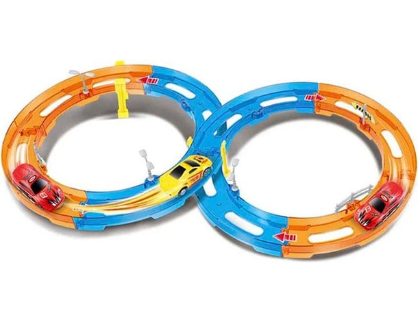 Gioco Pista delle Macchine con Macchinina da Corsa Bambini Giocattolo...