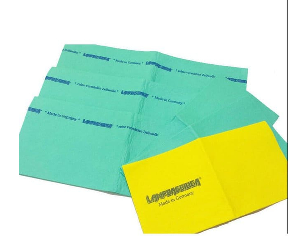 Panno Lampoasciuga 6 pz Assorbe Enormi Quantità di Acqua Pulizia Pavimenti...