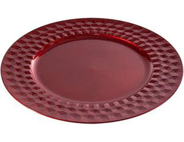 24x Sottopiatti Natalizi In Plastica 33cm Decorazioni Natale Da Tavola...