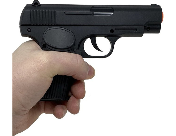 Pistola Giocattolo Bambini Spara Pallini 6mm Air Soft Silenziatore in... Pistola Giocattolo Bambini Spara Pallini 6mm Air Soft Silenziatore in...