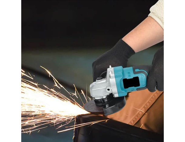 Smerigliatrice Angolare a Doppia Batteria 48V 100/125mm 4Ah Motore Brushless...