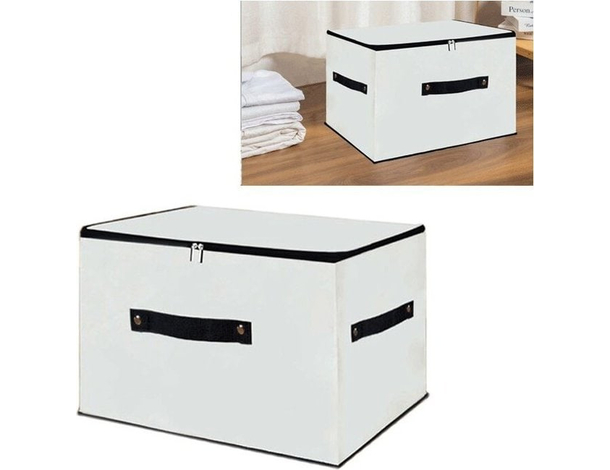 Scatola Abiti Salvaspazio Armadio Organizzatore Contenitore Vestiti 35x26x20cm