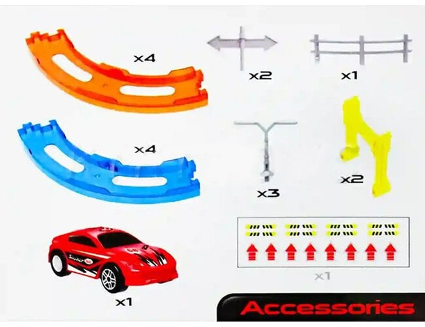 Gioco Pista delle Macchine con Macchinina da Corsa Bambini Giocattolo...